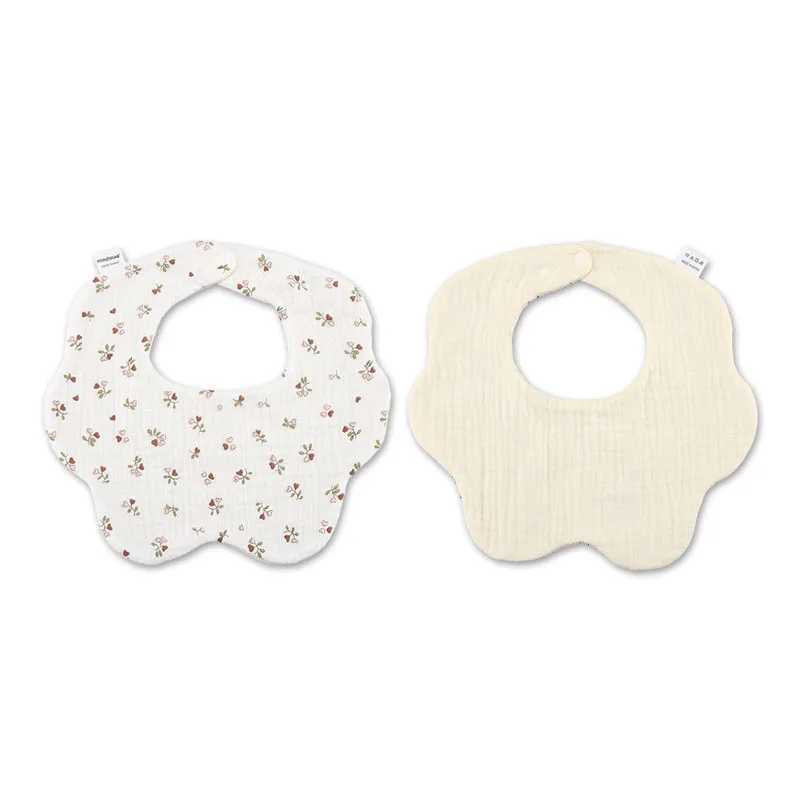 Bibs Burp Cloths Baby Bibs Cotton Boys and Girls Bib Cute Print Newborn Burp Cloths Waterproof Infants Mesh Bibs Baby Feeding AccessoriesL4812