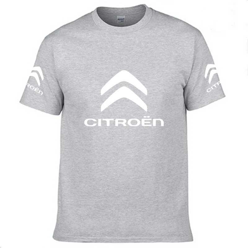 Men's T-Shirts Summer Mens T-Shirts Citroen Print Cotton Casual Fashion Short Slve Man Harajuku High Quty Unisex T Shirt Euro Size T240515