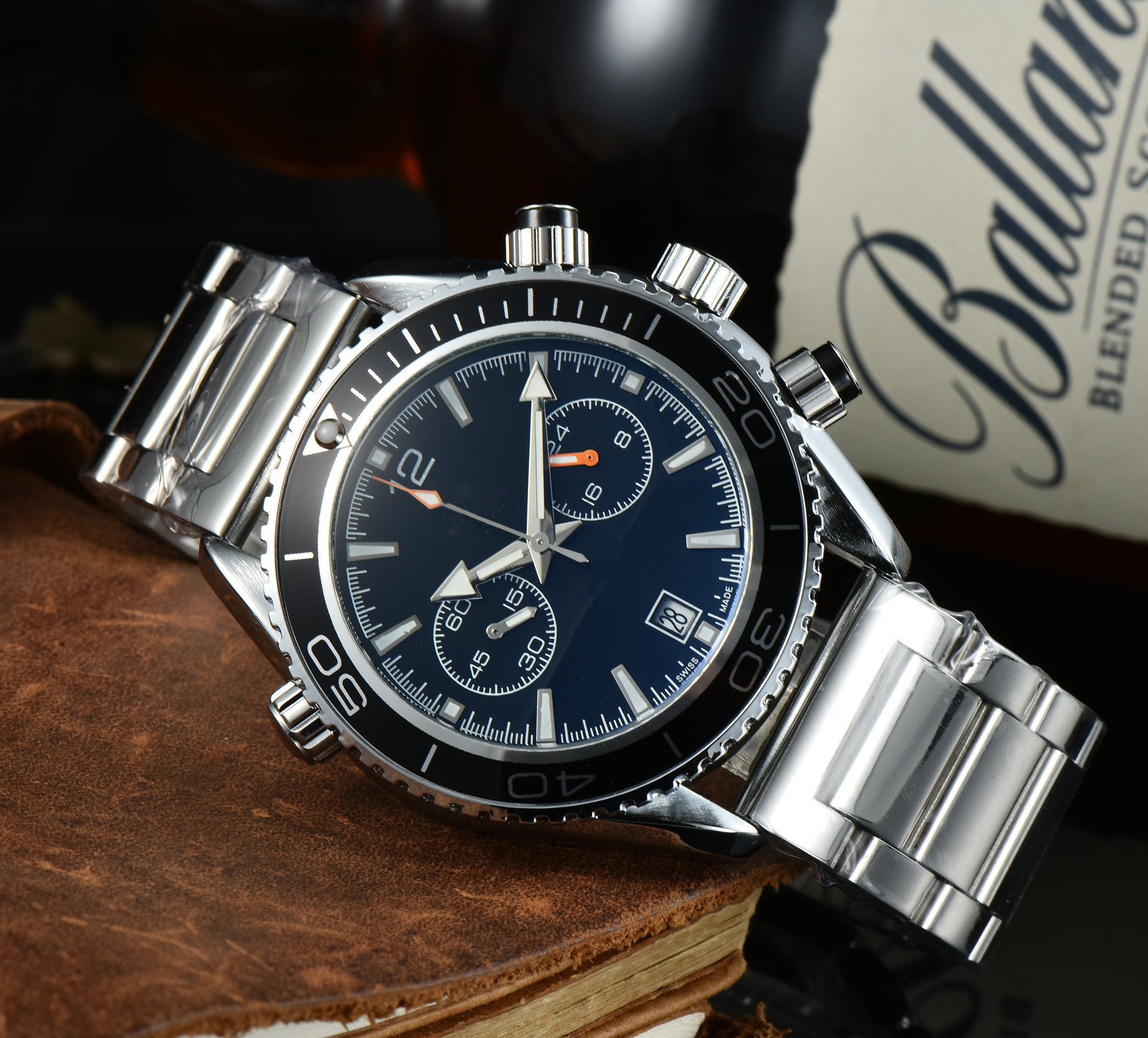 Luxury designer mens womens OM watches Quartz automatic movement WATCH 904L stainless steel strap luminous gifts men Wristwatches montre AA520