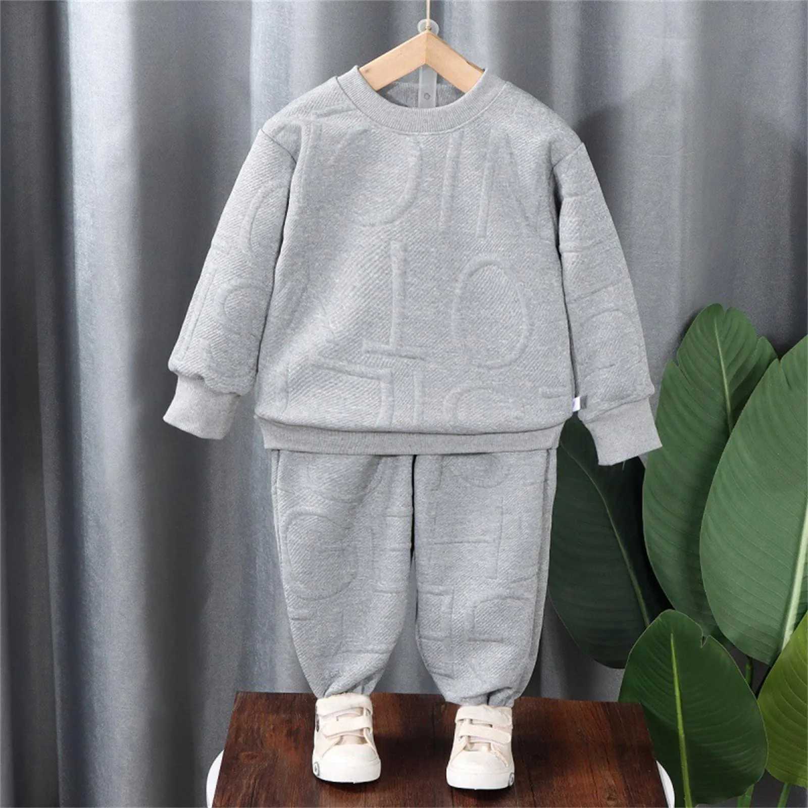 Clothing Sets 2Pcs Tracksuit Children Boys Girls Casual Clothes Sets Baby Kids Sports Sweatshirt Pants Outfits 1-16 Yrs Children Sweatsuits