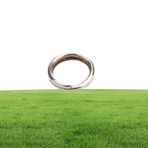 1000pcs Stainless Steel Fishing Split Rings Heavy Duty Lure Solid Ring Loop Lures 7mm 150lbs