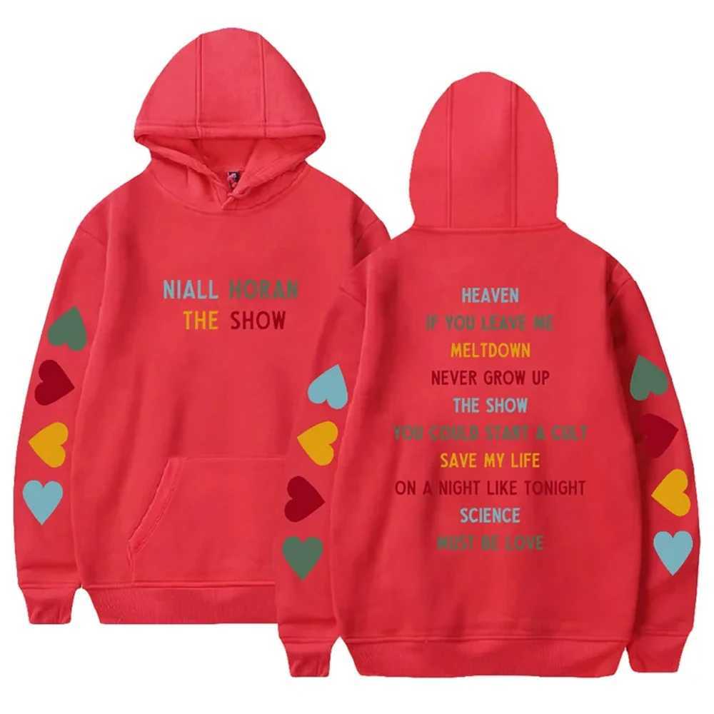 Men's Hoodies Sweatshirts Niall Horan The Show Album Merch Hoodie Long Slve Strtwear Women Men Hooded Sweatshirt Fashion Clothes T240515