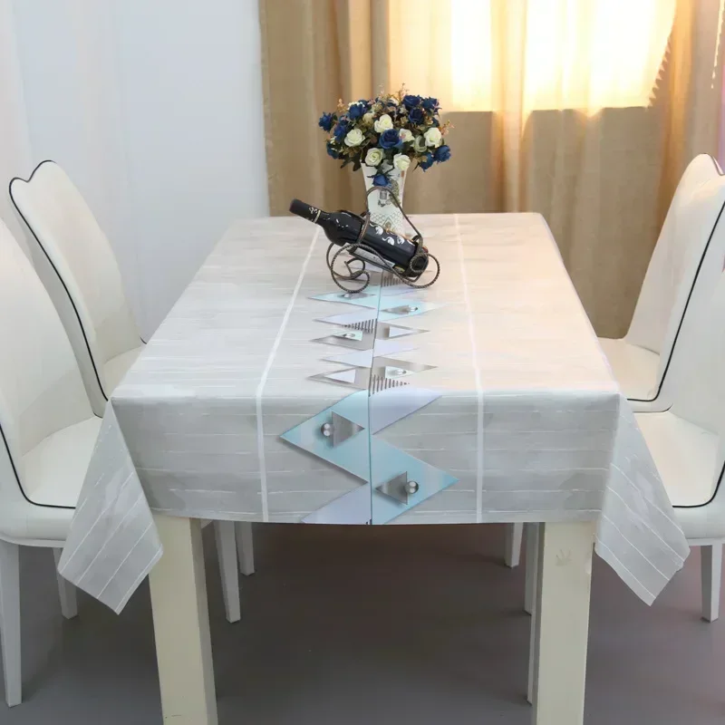 Dining Table PVC Tablecloth Cloth Printing Tablecloth Decoration Accessories Round UULB01