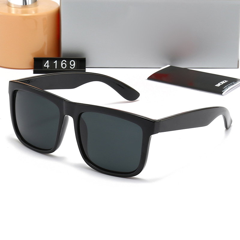 Men Sunglasses Classic Brand Retro Sunglasses Luxury Designer Eyewear Metal Frame Designers Sun Glasses Woman AJ 4169 with box lenses Black