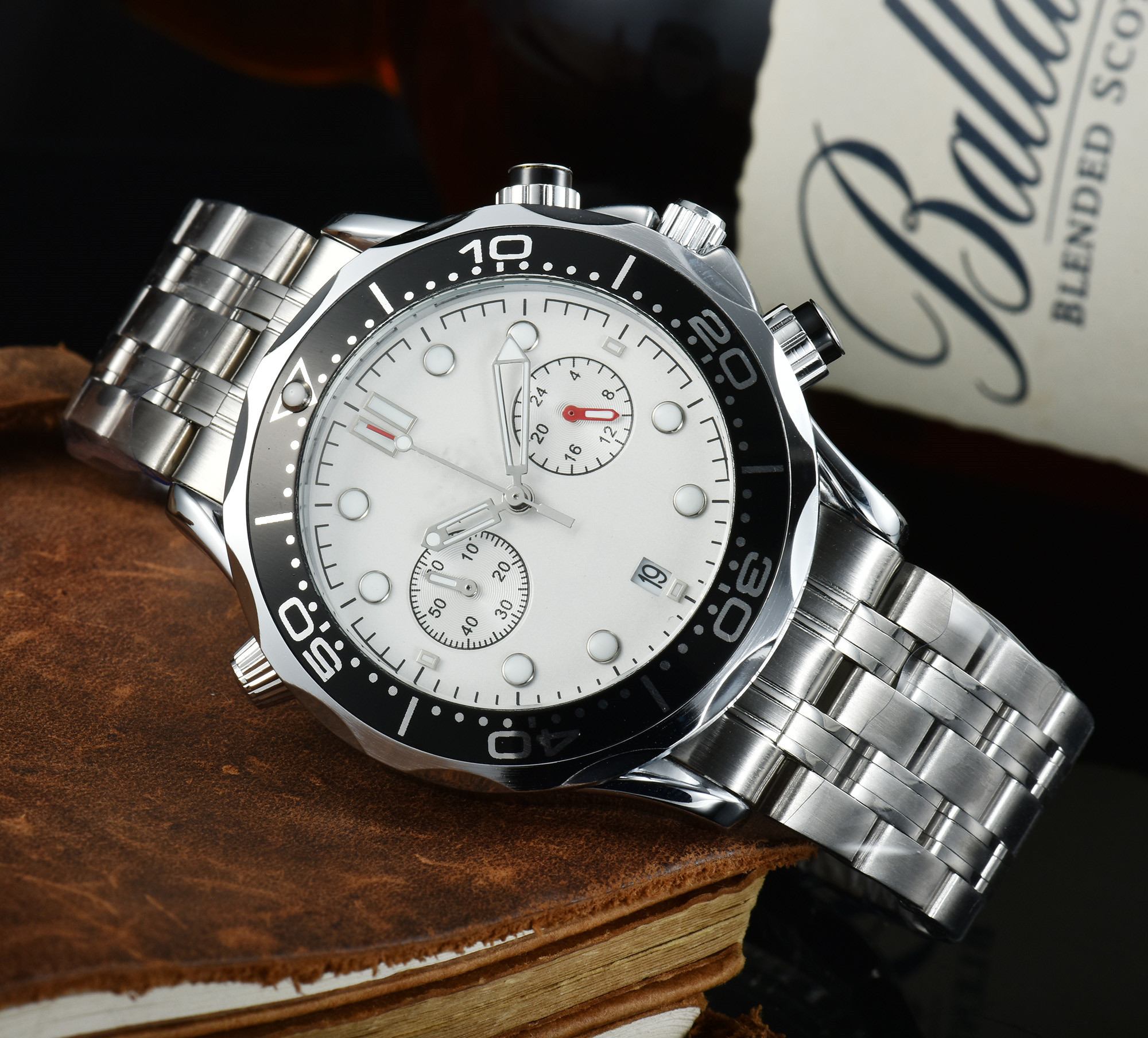 Luxury designer mens womens OM watches Quartz automatic movement WATCH 904L stainless steel strap luminous gifts men Wristwatches montre #466