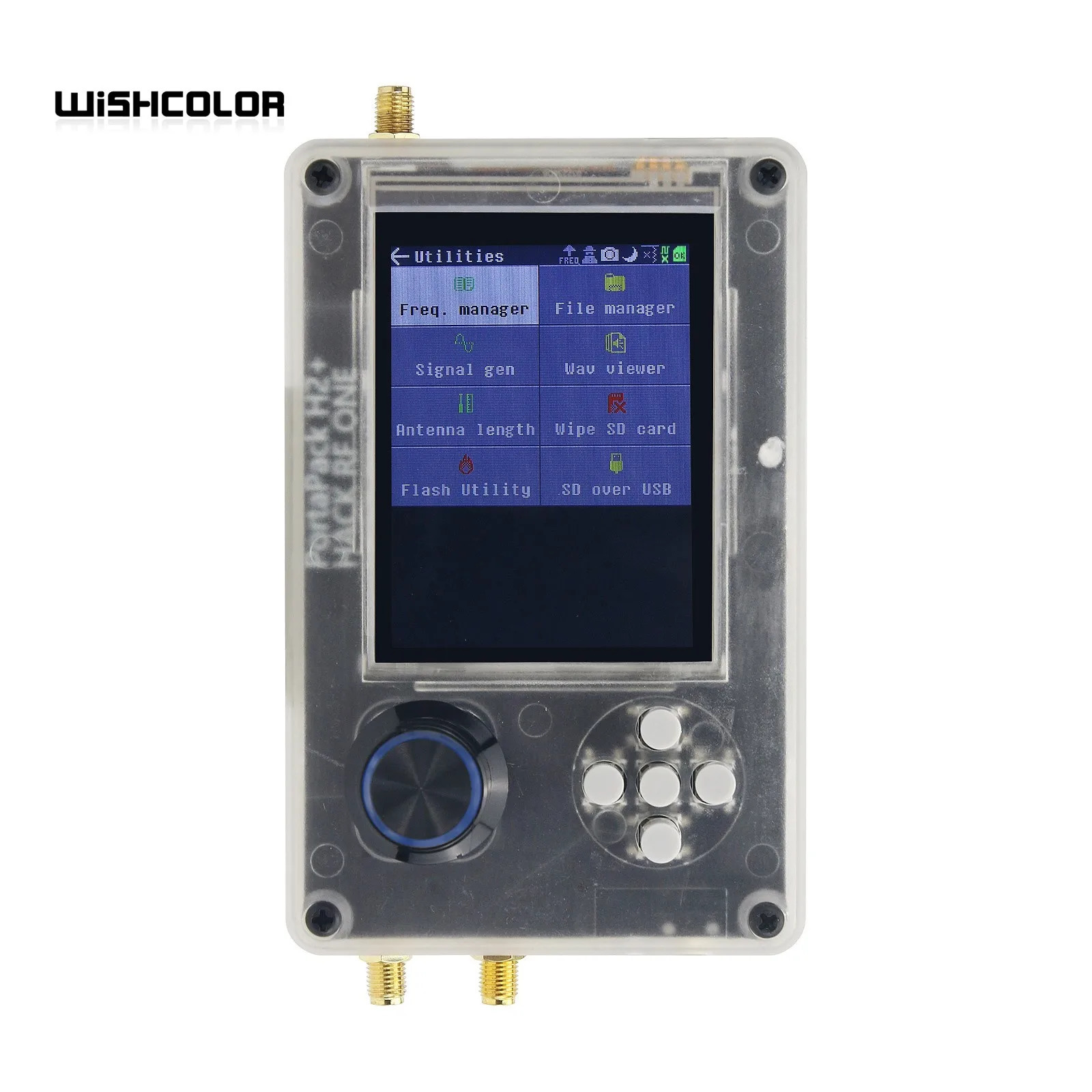 color V200 Hackrf One R9 Upgraded PortaPack H2 32 LCD Plastic Shell Finished 5 Antennas USB Cable SDR Radio kit 240506