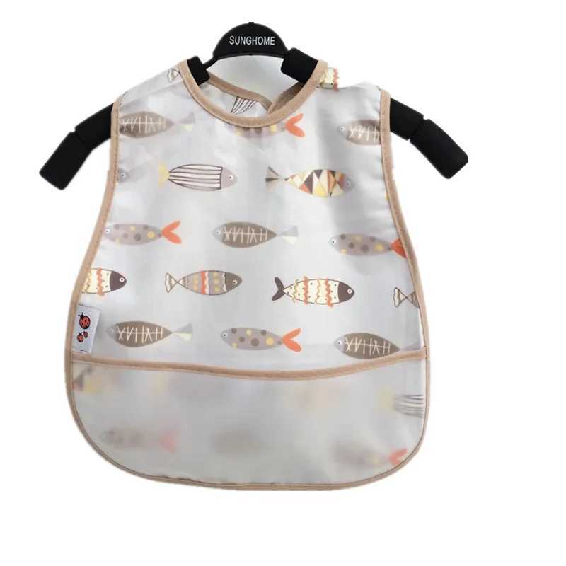 Bibs Burp Cloths Baby Cartoon Feeding Bibs EVA Waterproof Bibs Adjustable Baby Bibs Baby Child ApronL4812