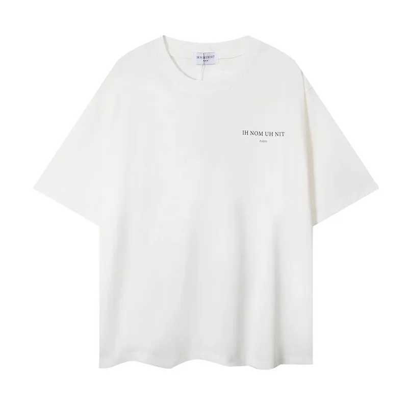 Men's T-Shirts White IH NOM UH NIT Simple Top Ts Mens And Womens Classic All-match 100% Cotton Short Slve Printing T-shirts T240515