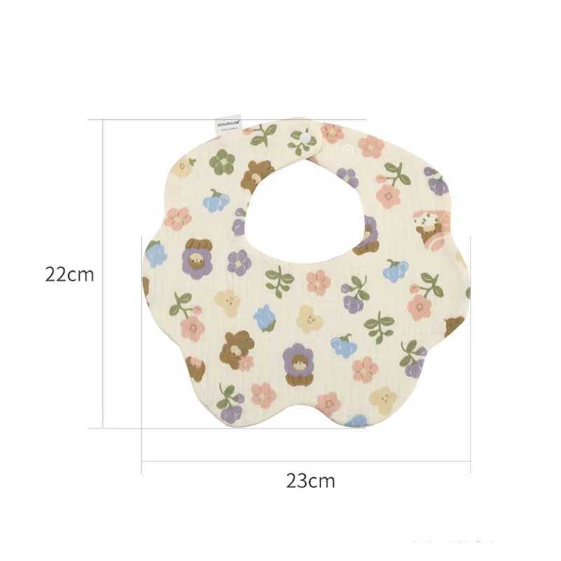 Bibs Burp Cloths Baby Bibs Cotton Boys and Girls Bib Cute Print Newborn Burp Cloths Waterproof Infants Mesh Bibs Baby Feeding AccessoriesL4812
