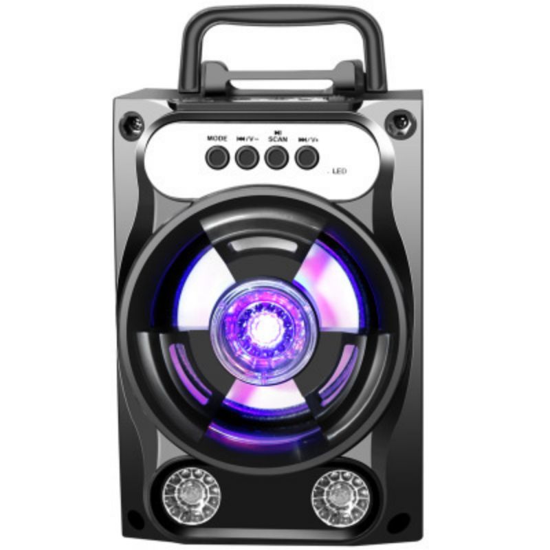New Handheld Portable Bluetooth Speaker K-Song Colorful Light