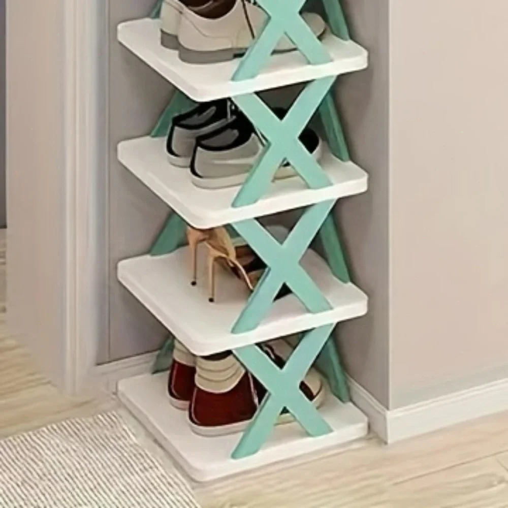 Shoes Racks Storage Organizer Detachable Shoe Saves Family Household Rack Multi Layer Simple Shelf Color Cabinet 240513
