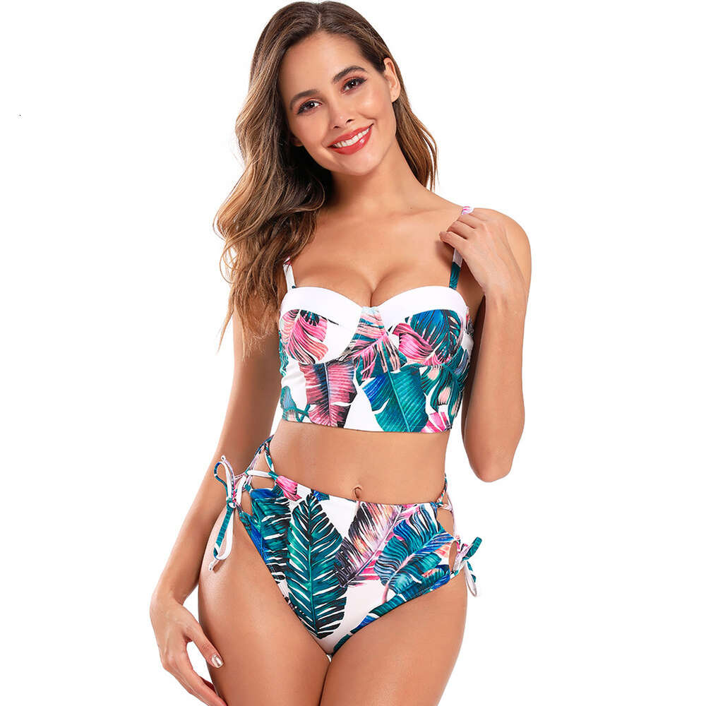 Ddmytiger Strap High Waist New Printed Swimwear Women S Bikini H