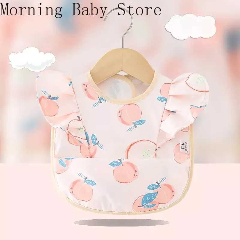 Bibs Burp Cloths Cartoon Dots Baby Eating Bib Waterproof Anti-dirty Infant Saliva Towel Kids Feeding Apron Boys Girls Sleeveless Burp ClothsL4812