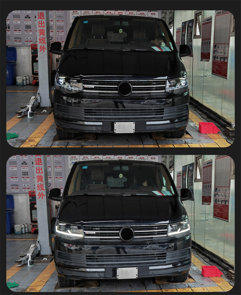 Car Head Lamp For Multivan T5 T6 20 14-20 19 LED DRL Dynamic Turn Signal Lamp Car Head Lights Assembly