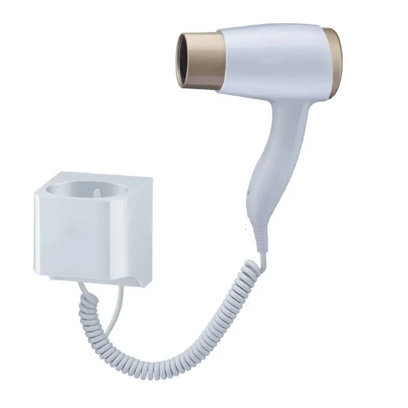 /Cold Wind Blow Hair Dryer Electric Wall Mount Hairdryers el Bathroom Dry Skin Hanging Wall Air Blowers With Stocket 240516