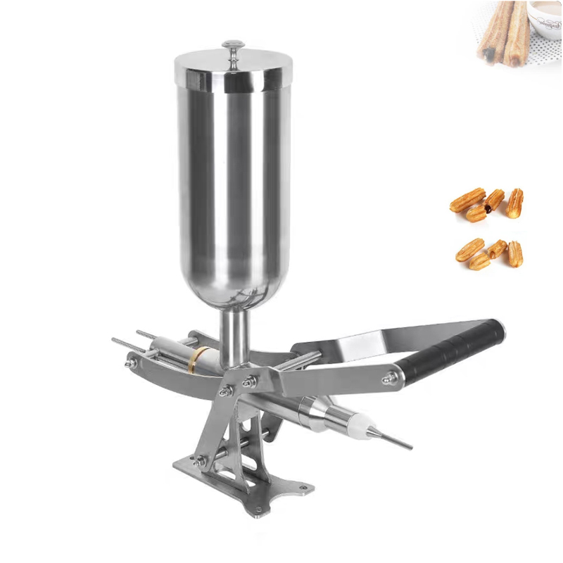 Commercial Churros Maker Stainless Steel 4.5L Manual Filler Jam Filling Machine