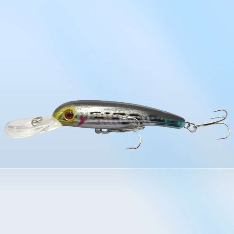 Whole Lot 20 Fishing Lure Minnow CranKbaits Hand Baits Hooks Bass 135g11 cm 5 Color