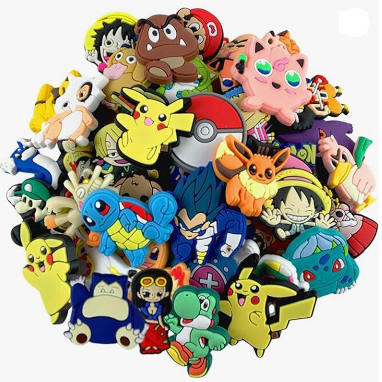 random shoe charms muti style shoe flowers accessories buckle sport halloween christmas cartoon anime clog charms