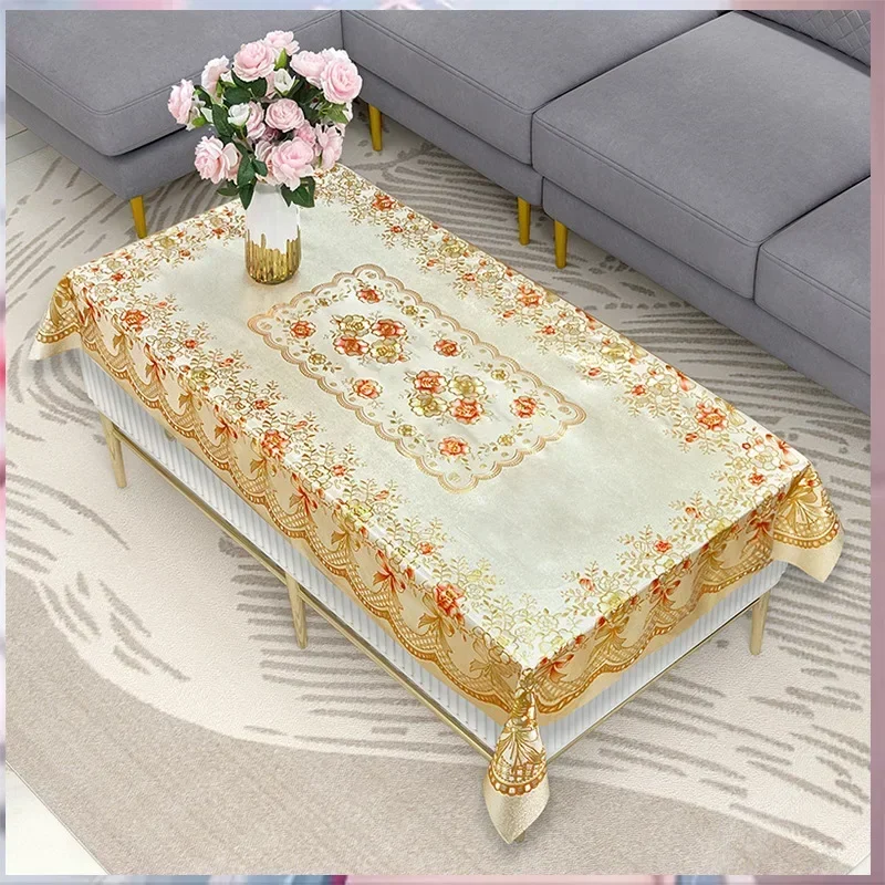 Mantel Antimanchas Impermeable Tela Wedding Decoration Table Protector Cover Transparent 4FHJ01