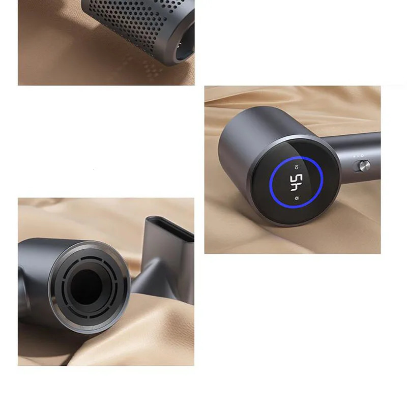 LCD Display Hair Dryer 110000RPM Strong wind High-speed Blow Dryer for Fast Dry Negative Ionic Professional Hair Dryer 240516