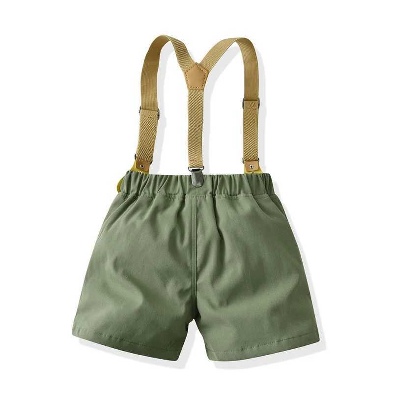 Clothing Sets Top and Top Childrens and Boys Gentlemens Clothing Set Short sleeved Flat bottomed WX962415