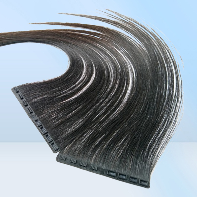 Tape In Hair Extension Button Hair Clip Snap For Skin Weft Hair Extensions 100Piecespack BlackWhite