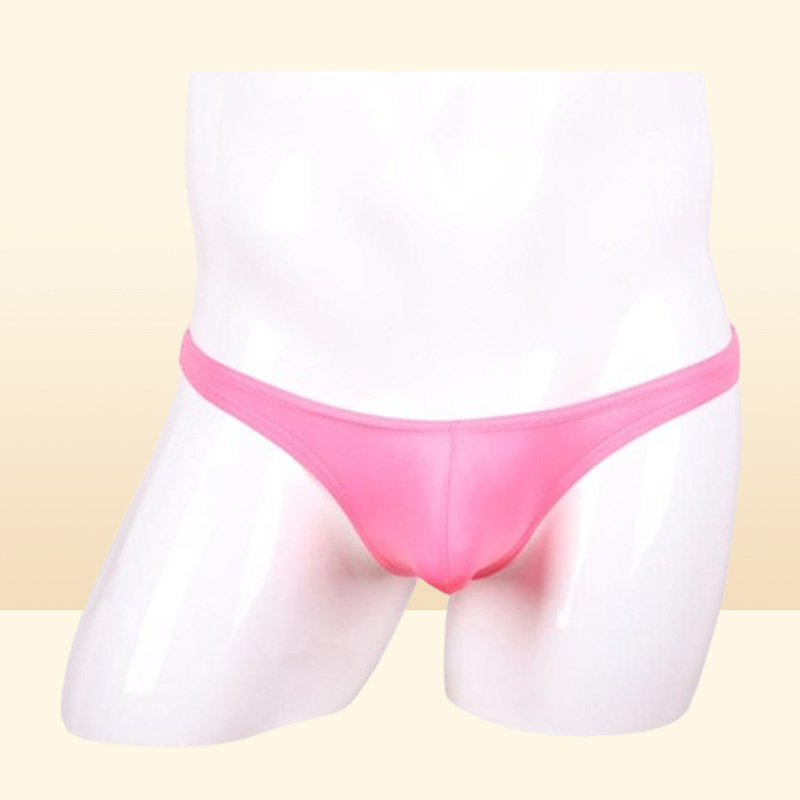 Underpants Mens Thongs And G Strings Sexy Men Seamless Underwear Jockstrap Gay Cueca Ultrathin Ice Silk Male Panties Man Briefs6909440