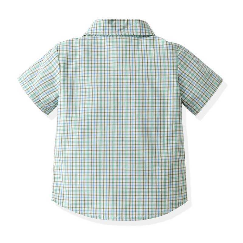 Clothing Sets Top and Top Childrens and Boys Gentlemens Clothing Set Short sleeved Flat bottomed WX962415