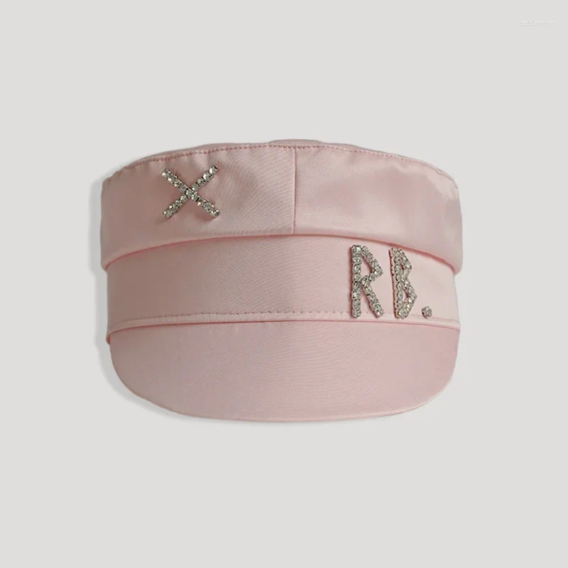 Berets Baker Boy Hat With Boinas Para Hombre INS Collection Chic PU Cotton Sboy Hats For Women Flat Militray Caps