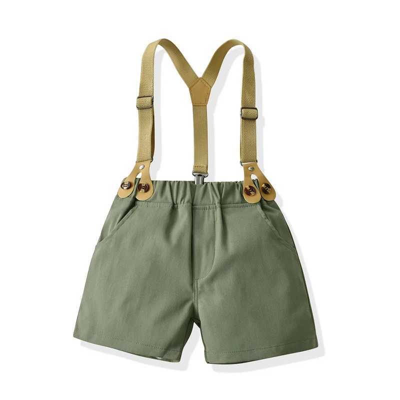 Clothing Sets Top and Top Childrens and Boys Gentlemens Clothing Set Short sleeved Flat bottomed WX962415