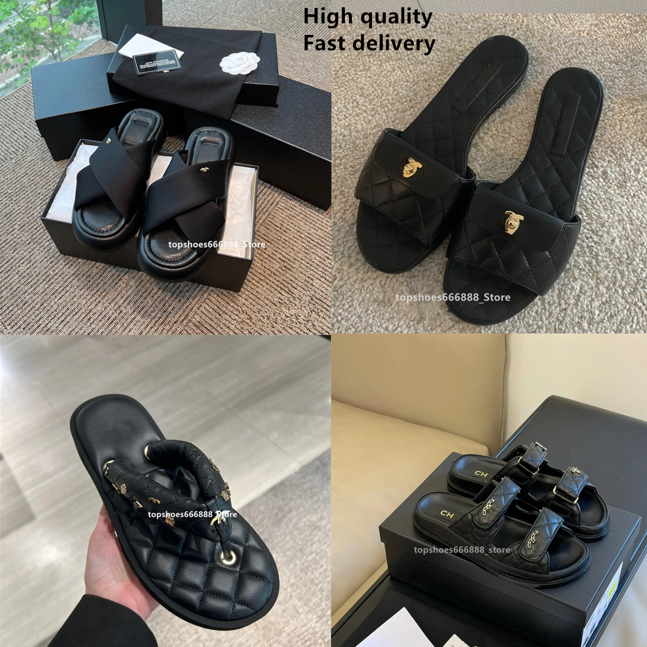 Paris 2024 New Luxury designer Women Sandals quilted Double Jelly Style Casual Women Flat Slippers Summer Beach Women Slides Macaron sandalias Tories thong c
