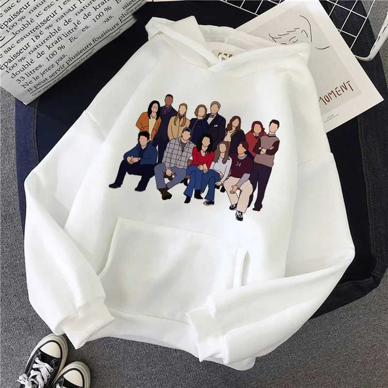 Men's Hoodies Sweatshirts Gilmore Girls Printed Hoodies Women Winter Warm Tops Cute Cartoon Graphic Hoody Funny Fashion Unisex Casual Sweatshirts
