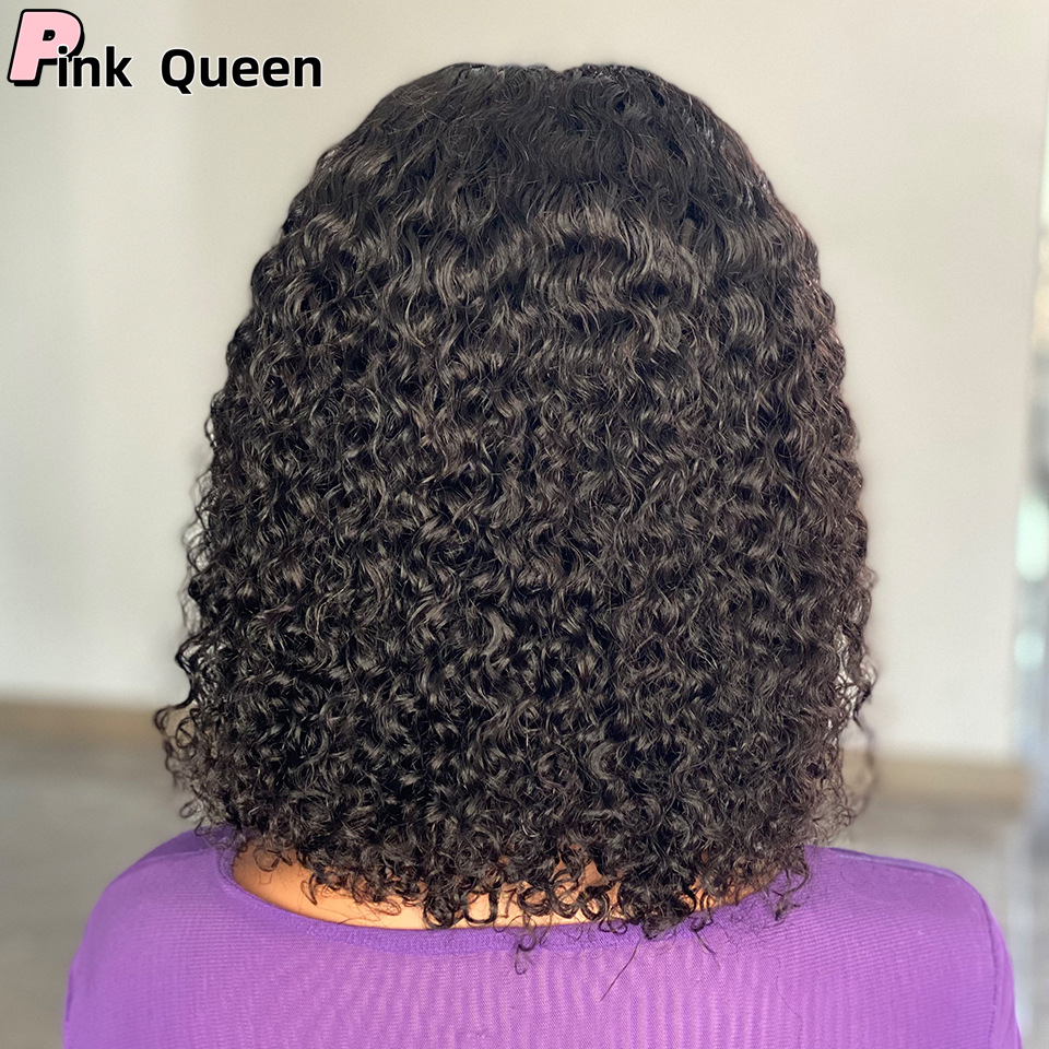 Soft Lace Front Wigs Human Hair Brown Black Glueless Long Curly Wave Heat Lace Wig Natural Baby Hair Black Women Pre Plucked Bob Human Hair Wig