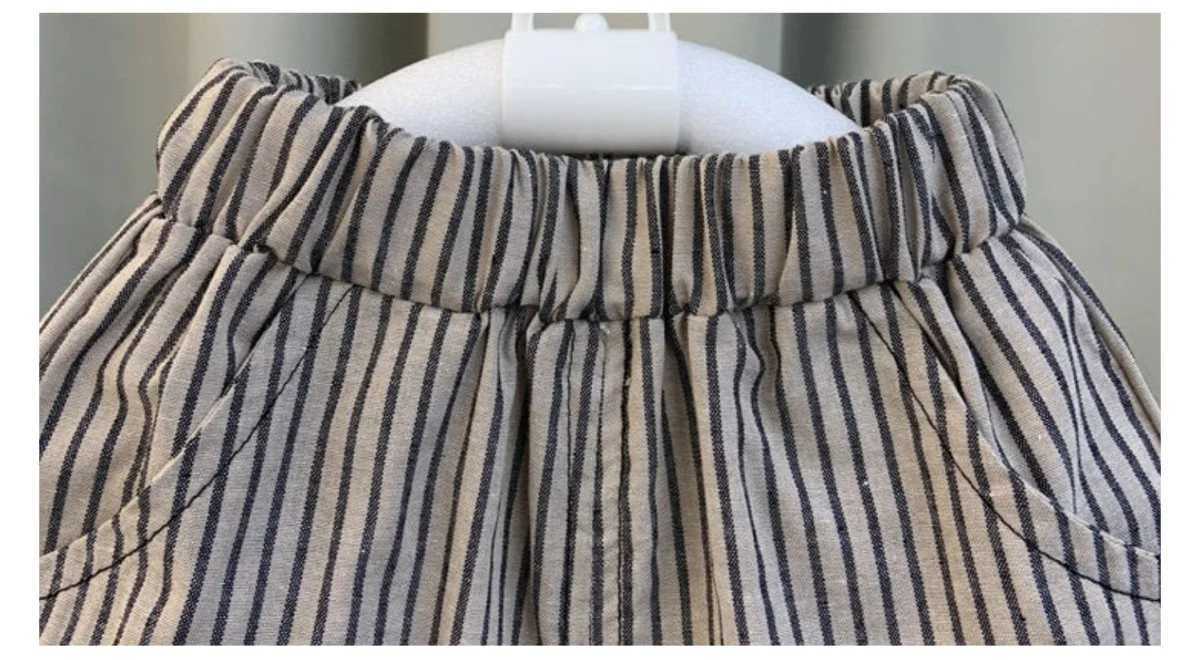 Clothing Sets Teenage Boys Summer Stripe Set Baby Childrens New Polo Set Boys Thin Short Sleeve Patch Work Shirt+Shorts 2-piece Casual Set WX