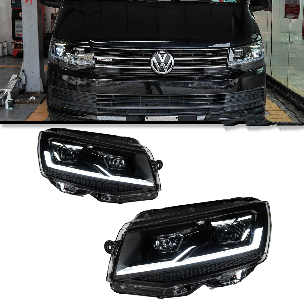 Car Head Lamp For Multivan T5 T6 20 14-20 19 LED DRL Dynamic Turn Signal Lamp Car Head Lights Assembly