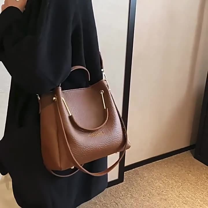 Genuine Leather Crossbody Handbag | Designer Women's Travel Shoulder Bag
