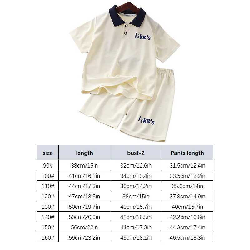 Clothing Sets Childrens short sleeved set summer top+Short Children Fashion Tracksuits solid color boy cotton T-shirt pants set WX