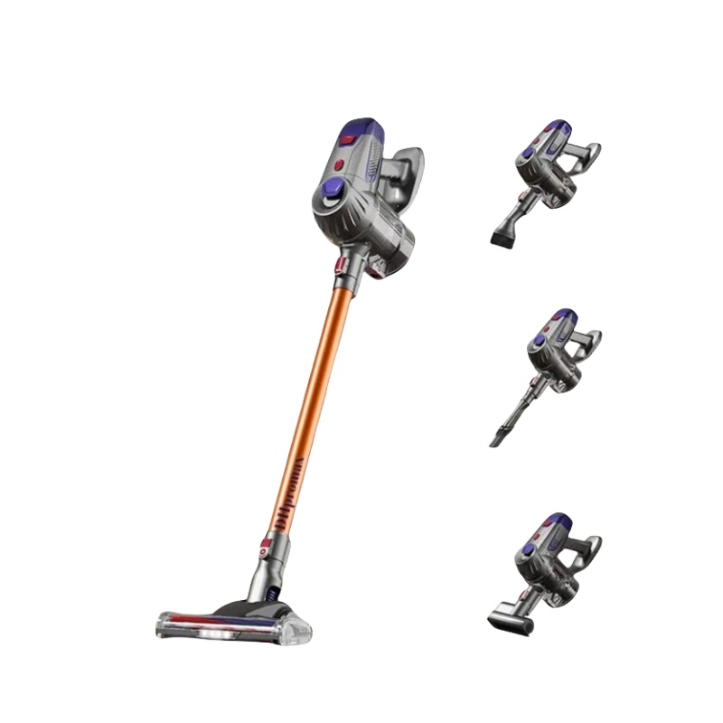 DHpromax Cordless Folding Vacuum Cleaner Foldable for Home Rechargeable Powerful Stick with Hard Floor Carpet and Pet Hair Foldable
