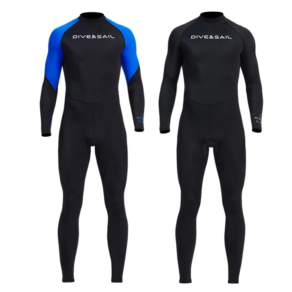 Wetsuits Diving Suit Quick Drying Men s and Women s Wetsuit Full Body UPF 50 Sunprotection Cold Body Feeling Blue L 240507