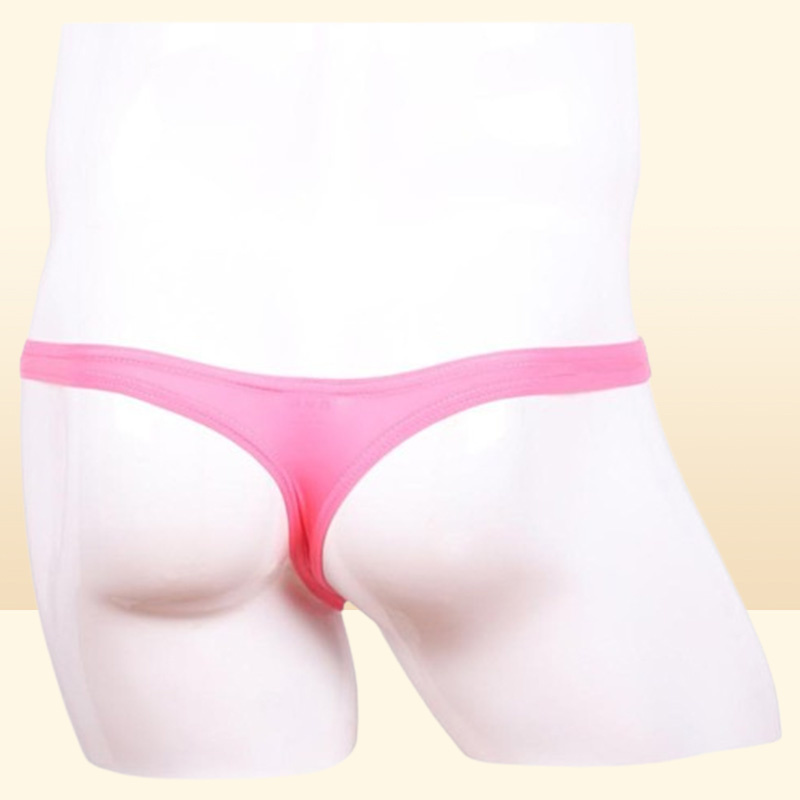 Underpants Mens Thongs And G Strings Sexy Men Seamless Underwear Jockstrap Gay Cueca Ultrathin Ice Silk Male Panties Man Briefs6909440