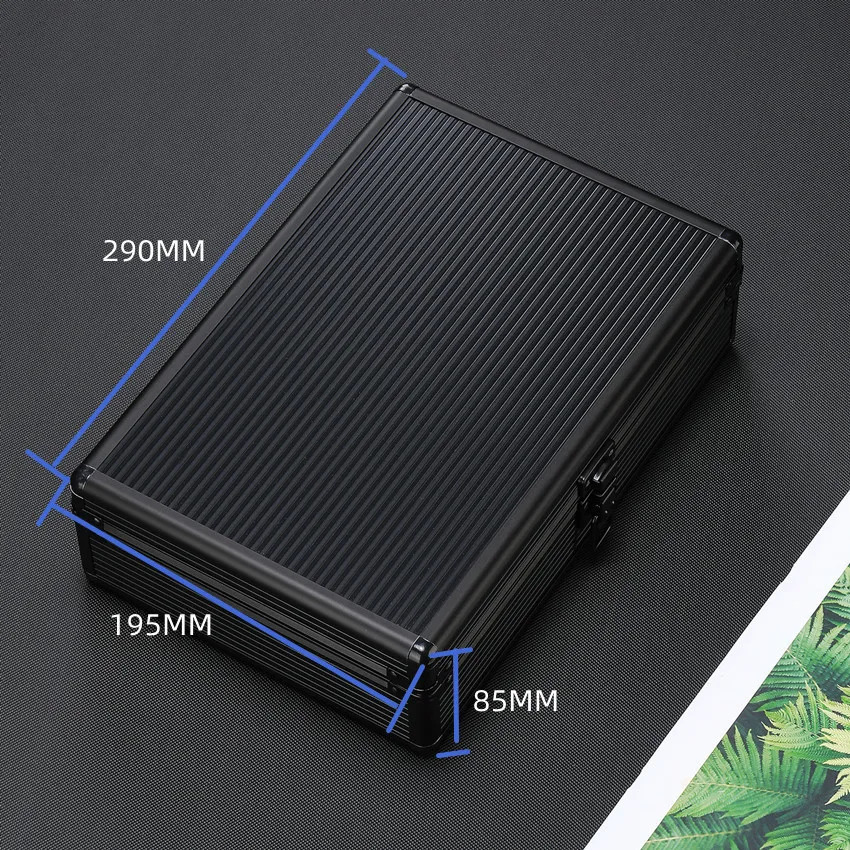 10 slot multi specification watch storage box aluminum alloy tote box internal baffle detachable display box 240426