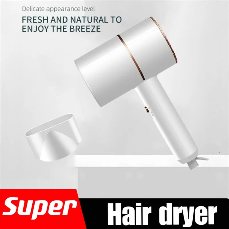 Professional Hair Dryer Portable Super Sonic Blow Drier Cold Air Mini Blower Electric Ionic Salon Styler Tools 240516