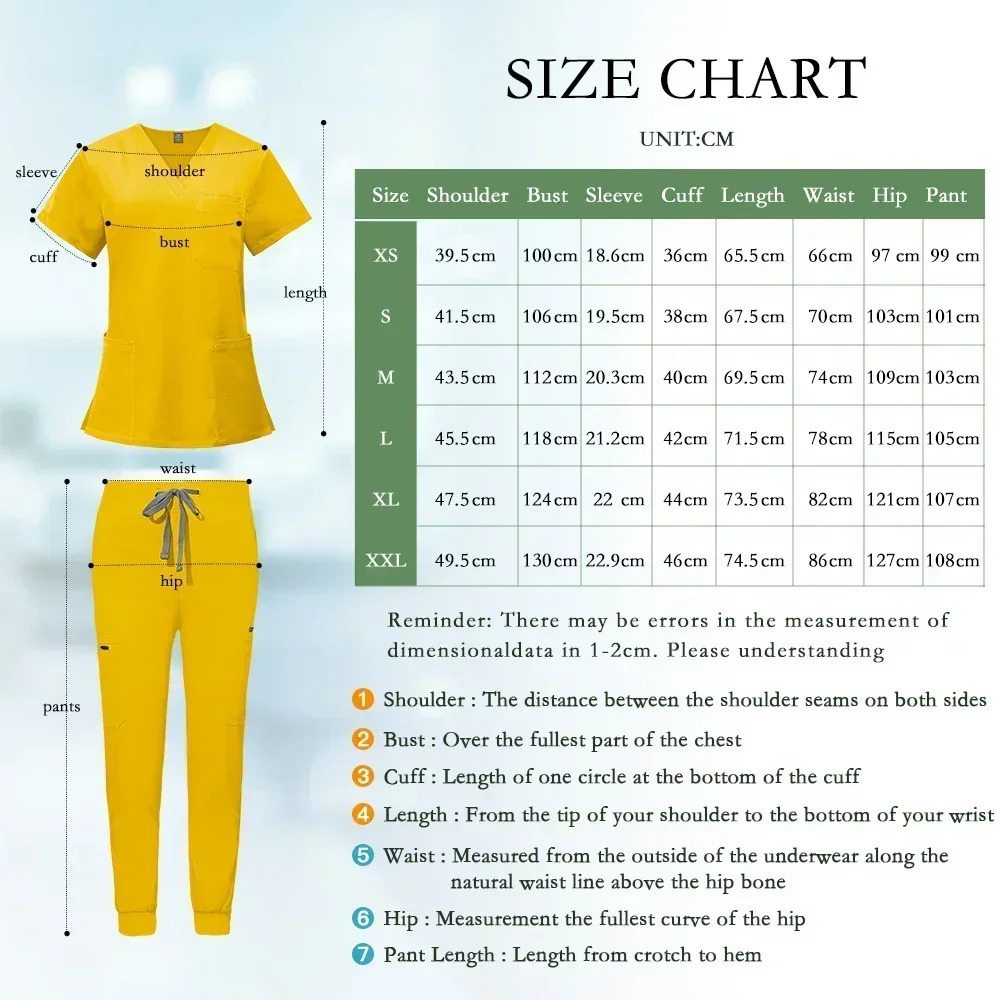 Nurse Uniform Woman Hospital Doctor Mens Sweatshirt Nursing Pants Unisex Workshop Uniforms Beauty SPA Work Clothes 240506