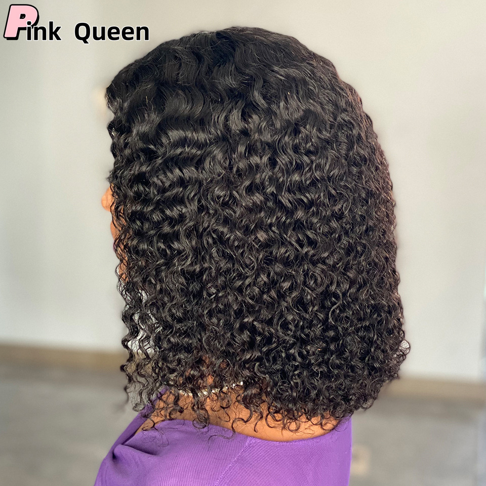 Soft Lace Front Wigs Human Hair Brown Black Glueless Long Curly Wave Heat Lace Wig Natural Baby Hair Black Women Pre Plucked Bob Human Hair Wig