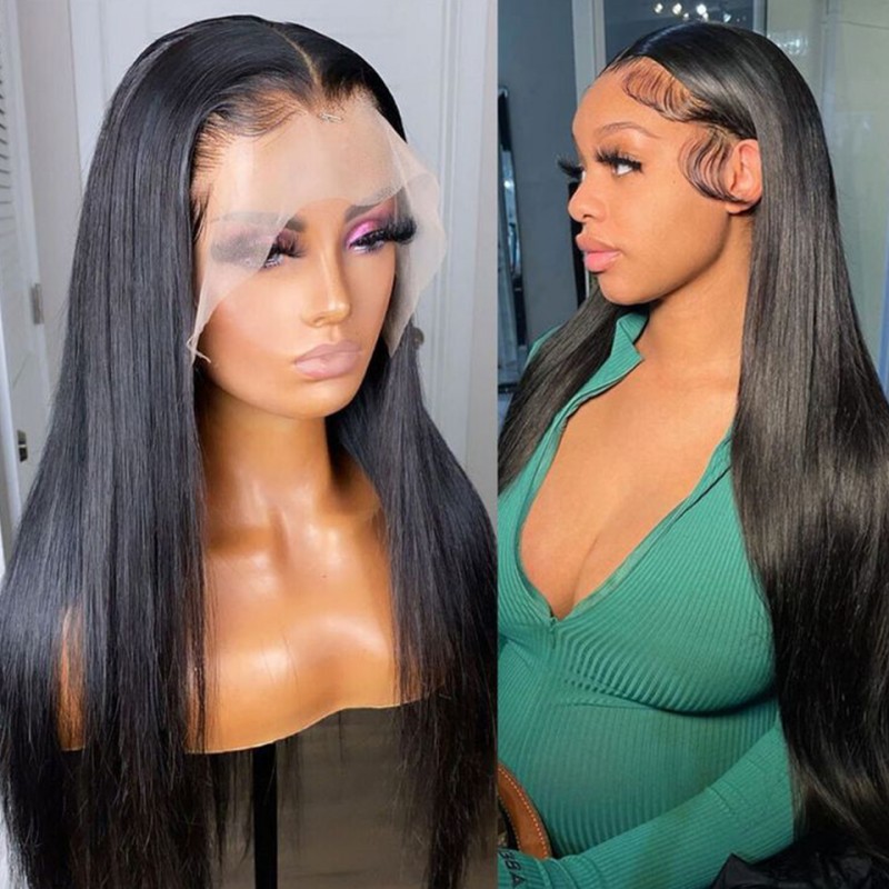 12A Top Quality 13*4 Frontal 200% Wig Vieamese Human Hairfully Hand-Woven Human Hair And Real Headgear