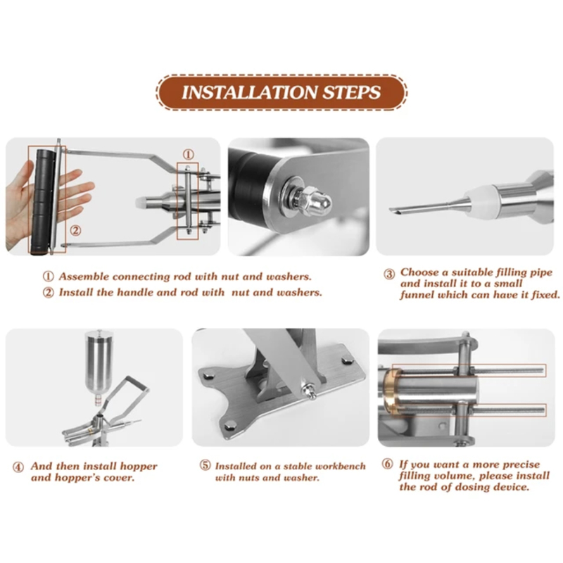 Commercial Churros Maker Stainless Steel 4.5L Manual Filler Jam Filling Machine
