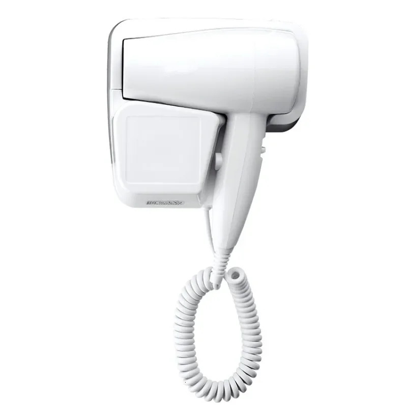 /Cold Wind Blow Hair Dryer Electric Wall Mount Hairdryers el Bathroom Dry Skin Hanging Wall Air Blowers With Stocket 240516