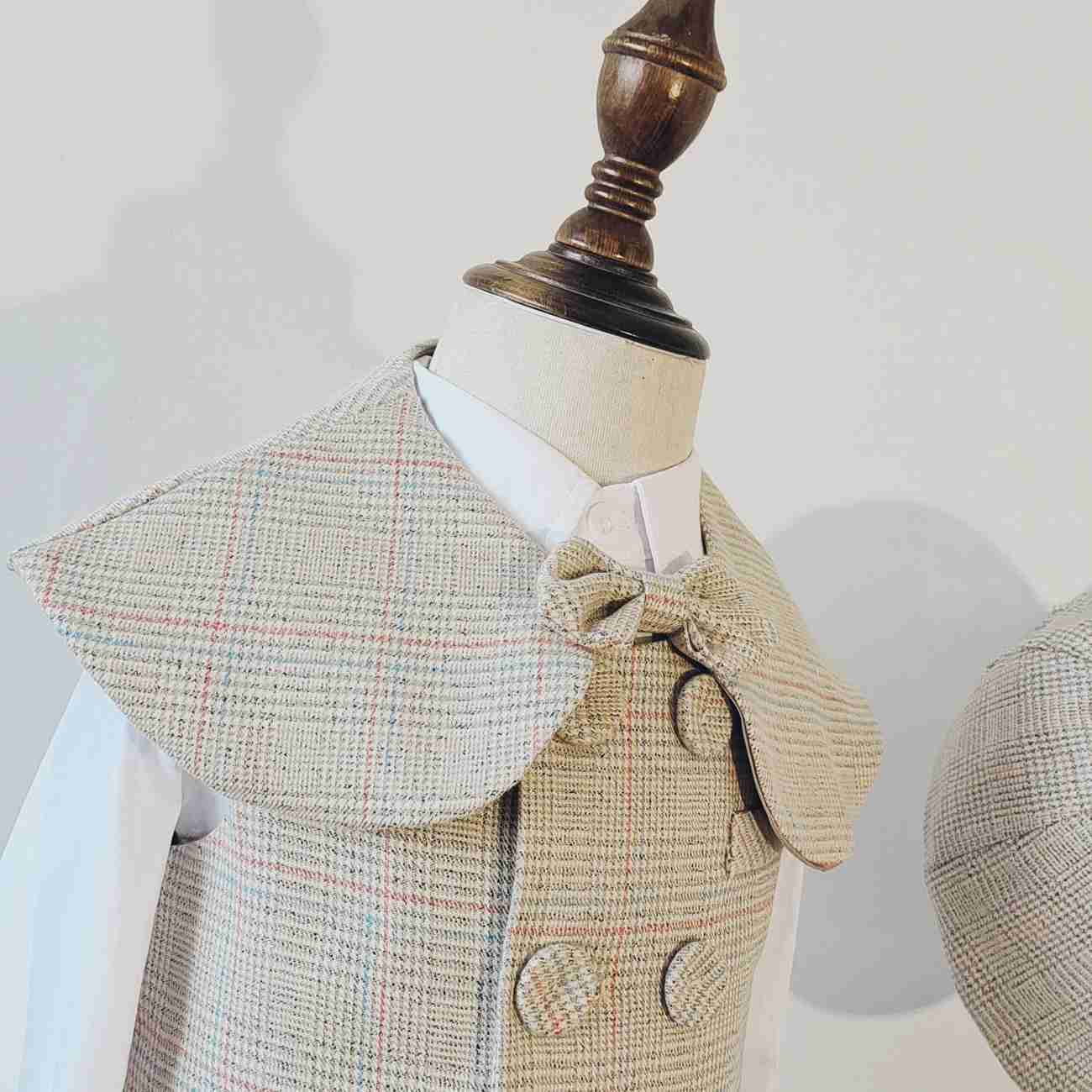 Clothing Sets Mens pure cotton mens clothing 2024 double chest vest short sleeved 6-piece set tailcoat mens formal wedding and birthday dress WX