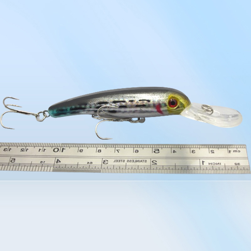 Whole Lot 20 Fishing Lure Minnow CranKbaits Hand Baits Hooks Bass 135g11 cm 5 Color