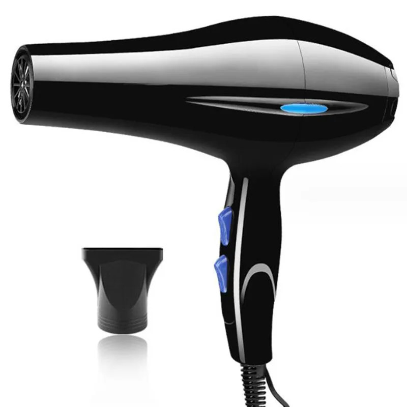 Hair Dryer Professional 1200W/2200W Gear Strong Power Blow Hair Dryer Brush For Hairdressing Barber Salon Tools Hair Dryer Fan 240516